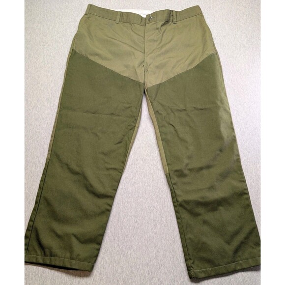 RATTLERS Brand Pants Size 42X29 Green USA Made Hunting Outdoor Brush - Picture 1 of 13